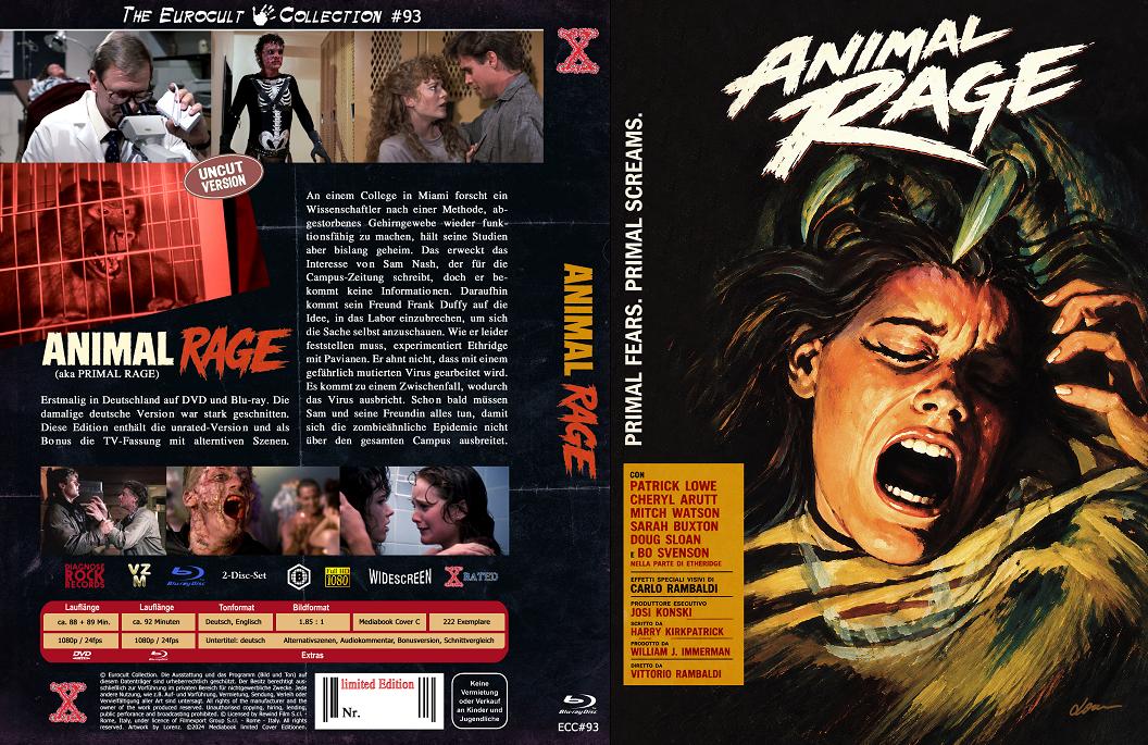 Animal Rage I Uncut - Mediabook - X- Rated - Cover C