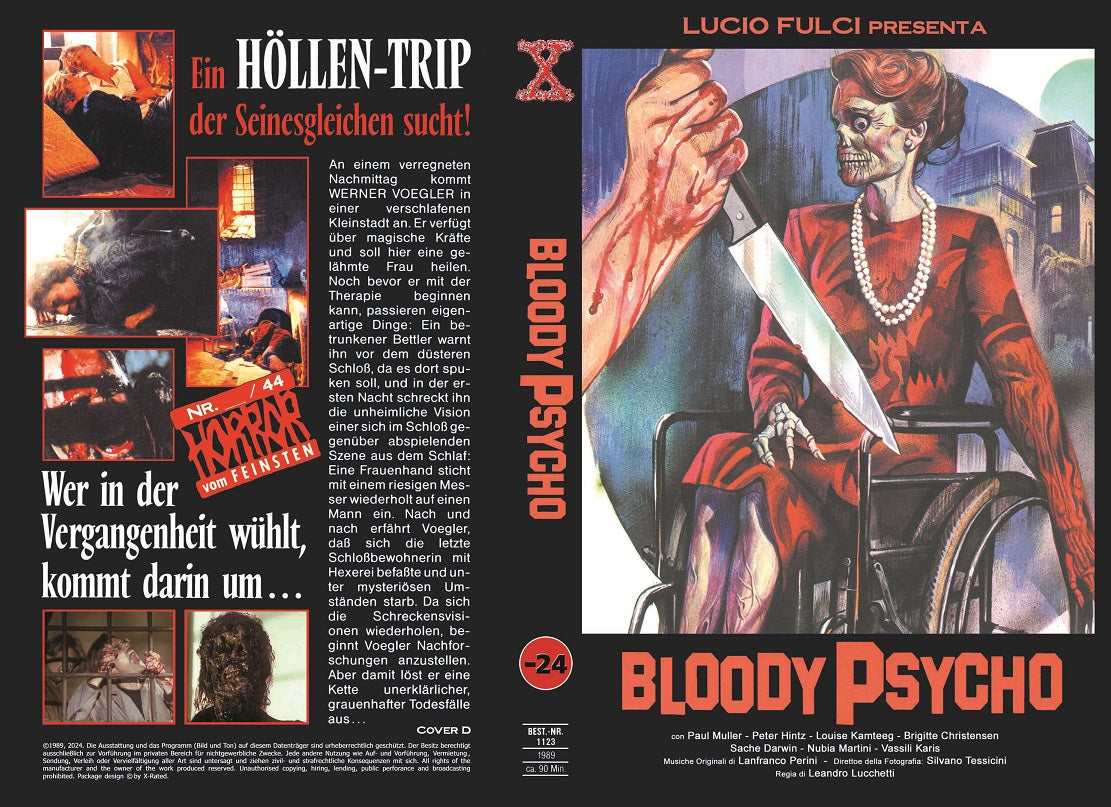 Bloody Psycho I gr. Hartbox - X-Rated - Cover D - Lim. 44