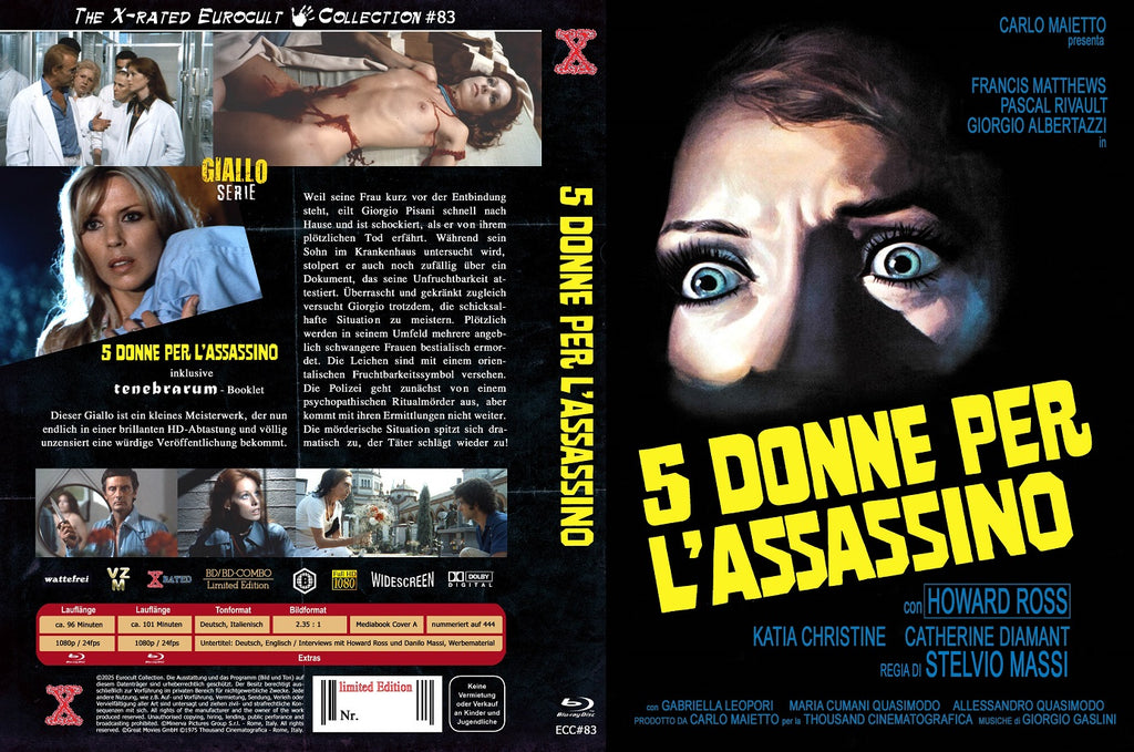 5 Donne per l´Assassino- Day Killer I Eurocult Collection #83 - Cover A - Lim.444- X-Rated
