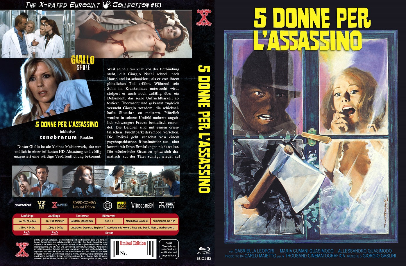 5 Donne per l´Assassino- Day Killer I Eurocult Collection #83 - Cover B - Lim.444 - X-Rated