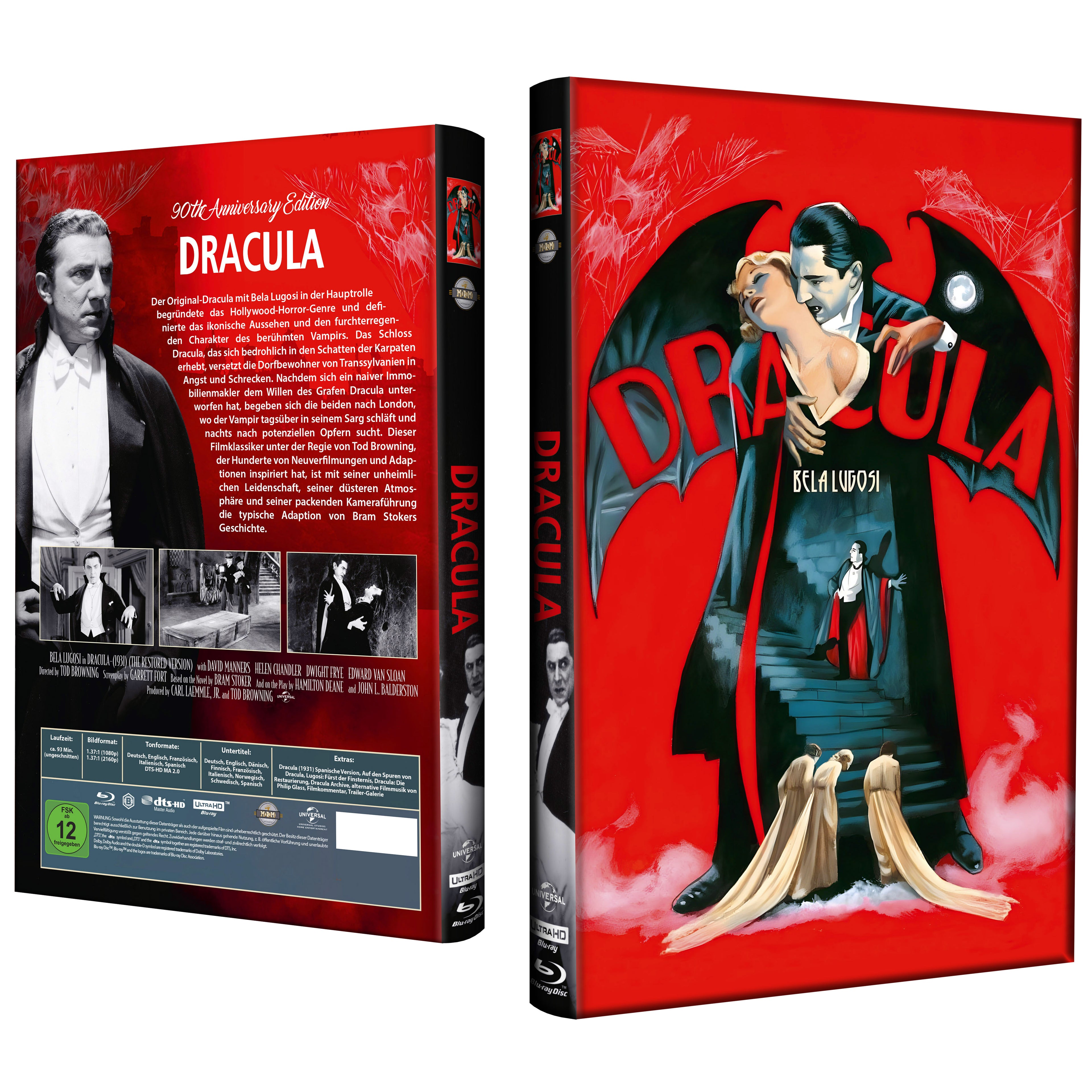 DRACULA I (3-Disc Hartbox) inkl. Soundtrack-CD + Artcard + Extras - Marumi