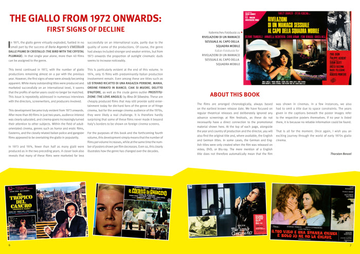 GIALLO MOVIE POSTERS Volume 3: 1972 – 1974 - Softcover