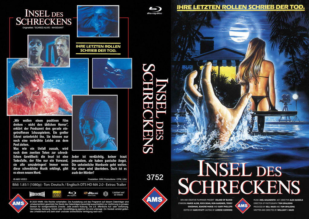 Insel des Schreckens I VHS Retro Box - BR - AMS -  Lim.22