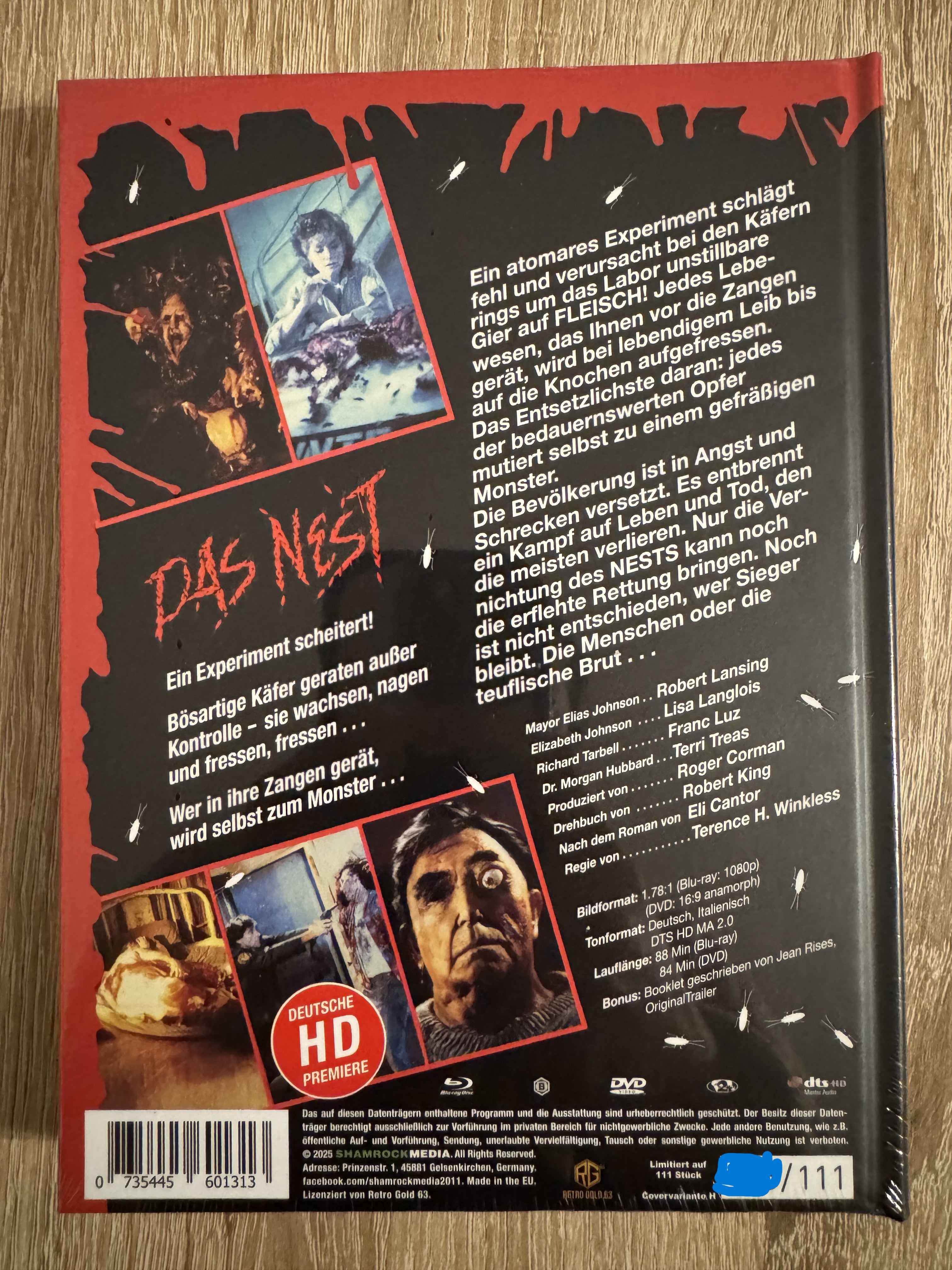 The Nest - Brutstätte des Grauens - Splitternackt Edition I Uncut Mediabook Edition - Cover H - Lim. 111