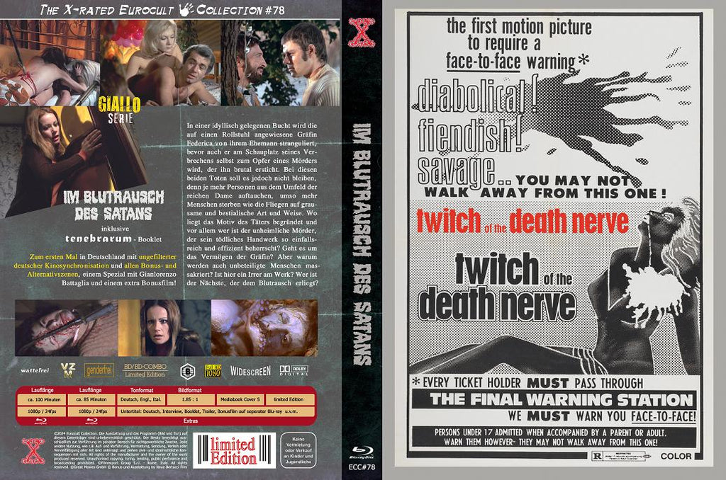 Im Blutrausch des Satans I 2-Disc Mediabook - X-Rated (Cover S) - limitiert auf 100 Stück