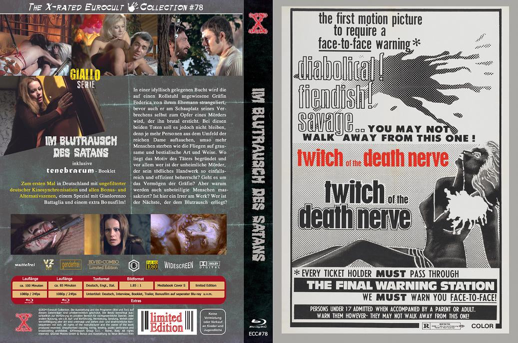 Im Blutrausch des Satans I 2-Disc Mediabook - X-Rated (Cover S) - limitiert auf 100 Stück