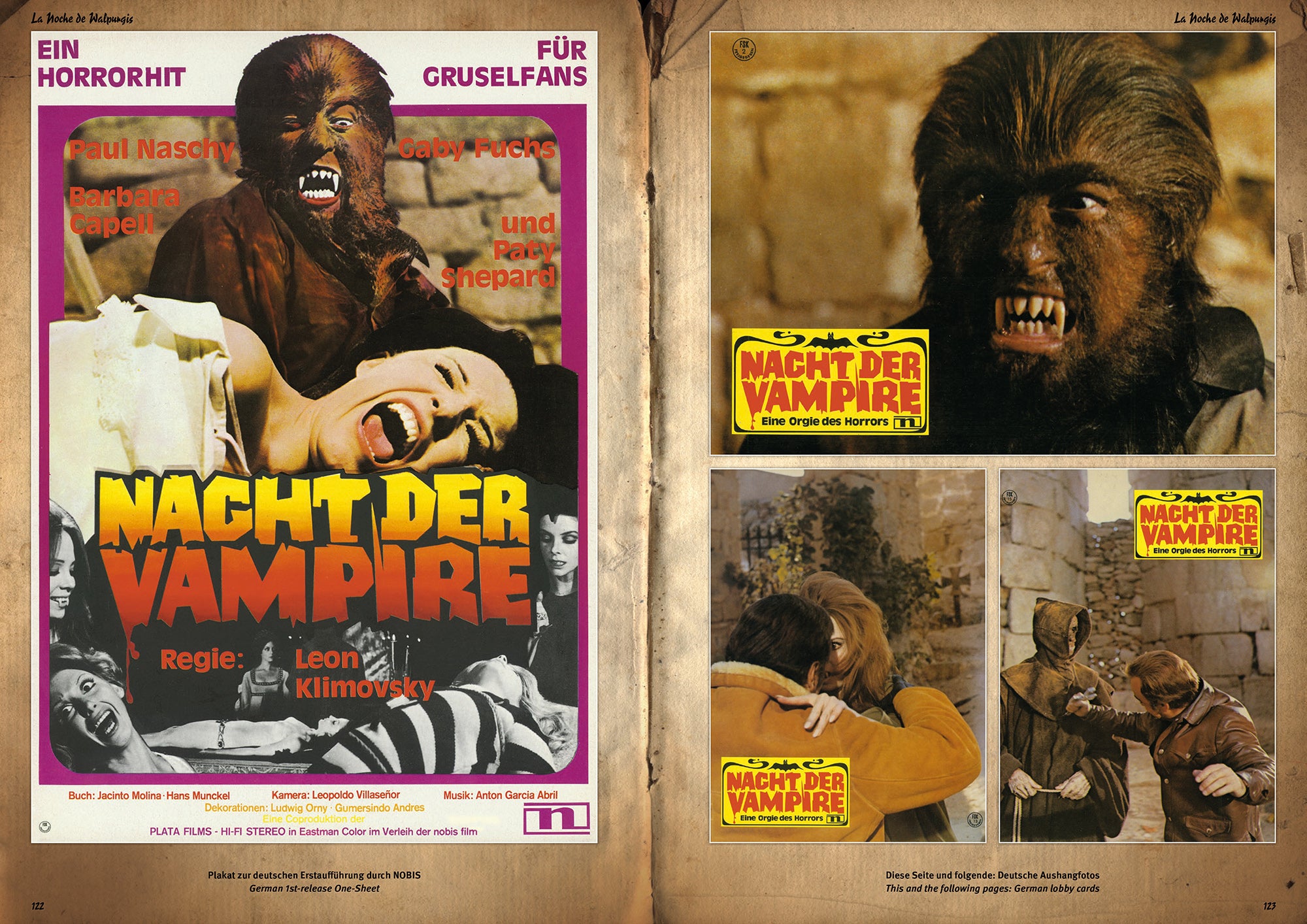 MUCHAS GRACIAS SENOR LOBO! - Paul Naschy Movie Memorabilia I Buch