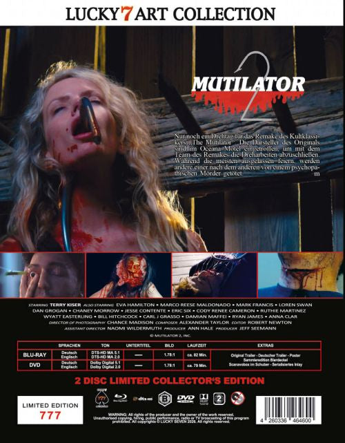 The Mutilator Teil 2 I  Lim. 777 mit Poster & Bierfilz in Scanavo Full-Sleeve Box