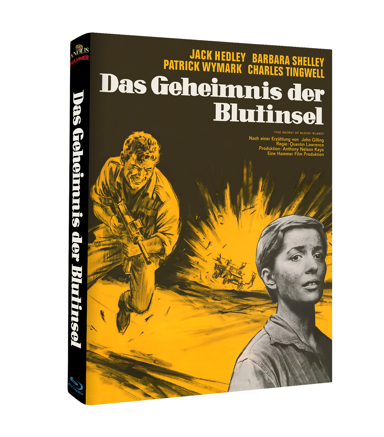 DAS GEHEIMNIS DER BLUTINSEL I HAMMER EDITION NR. 47 - Mediabook - Cover A  ----LIMITIERTE AUFLAGE---