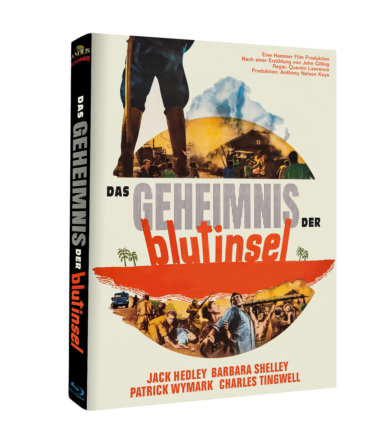 DAS GEHEIMNIS DER BLUTINSEL I HAMMER EDITION NR. 47 - Mediabook - Cover B  ----LIMITIERTE AUFLAGE---