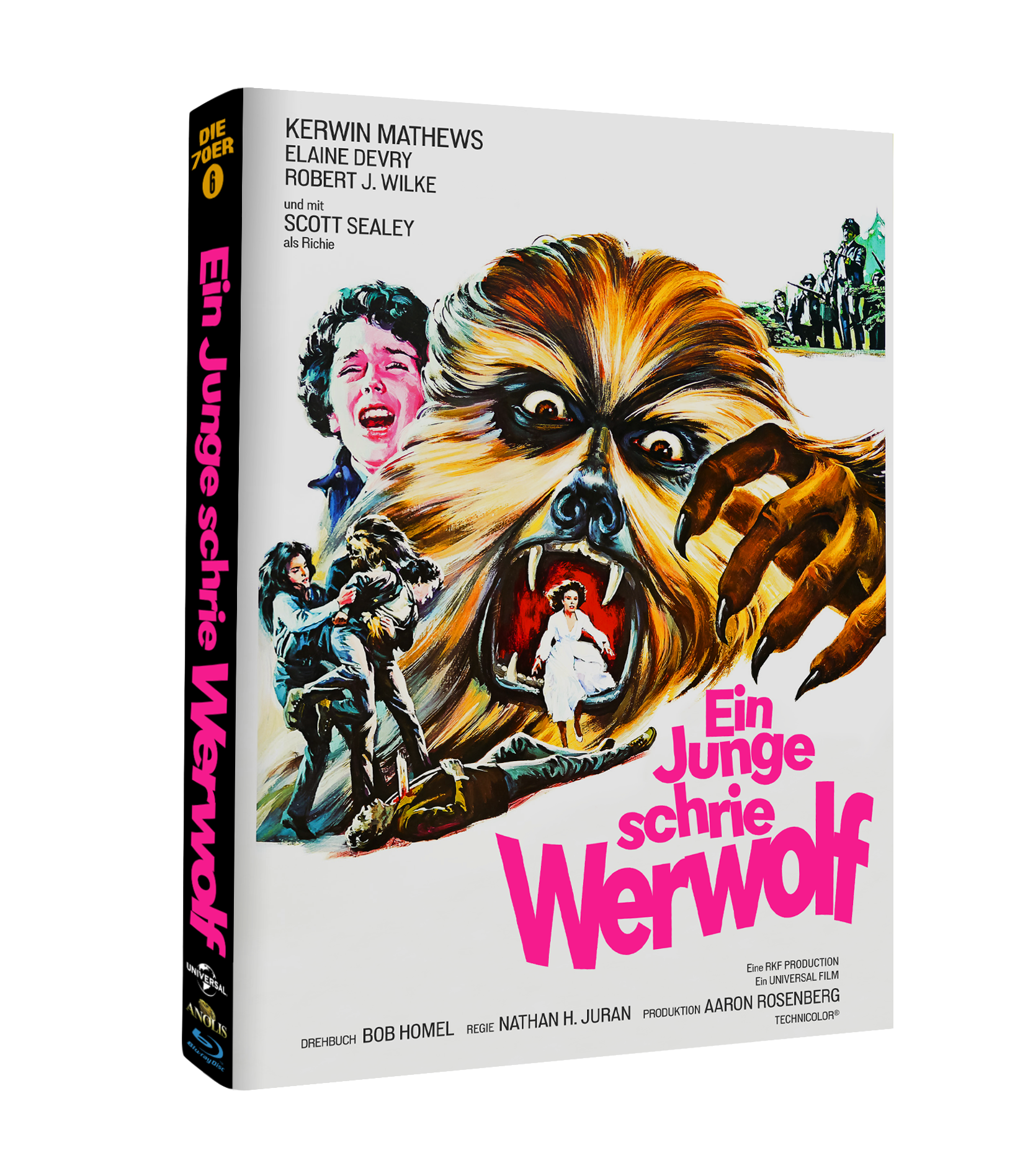 EIN JUNGE SCHRIE WERWOLF I PHANTASTISCHE FILMKLASSIKER FOLGE NR. 36: - Mediabook - Anolis