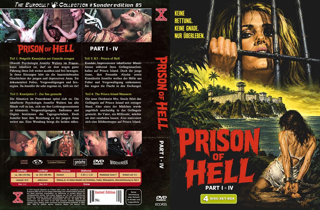 Prison of Hell I 4 Disc Edition Mediabook - X- Rated - Cover F - Lim. 111 - Uncut