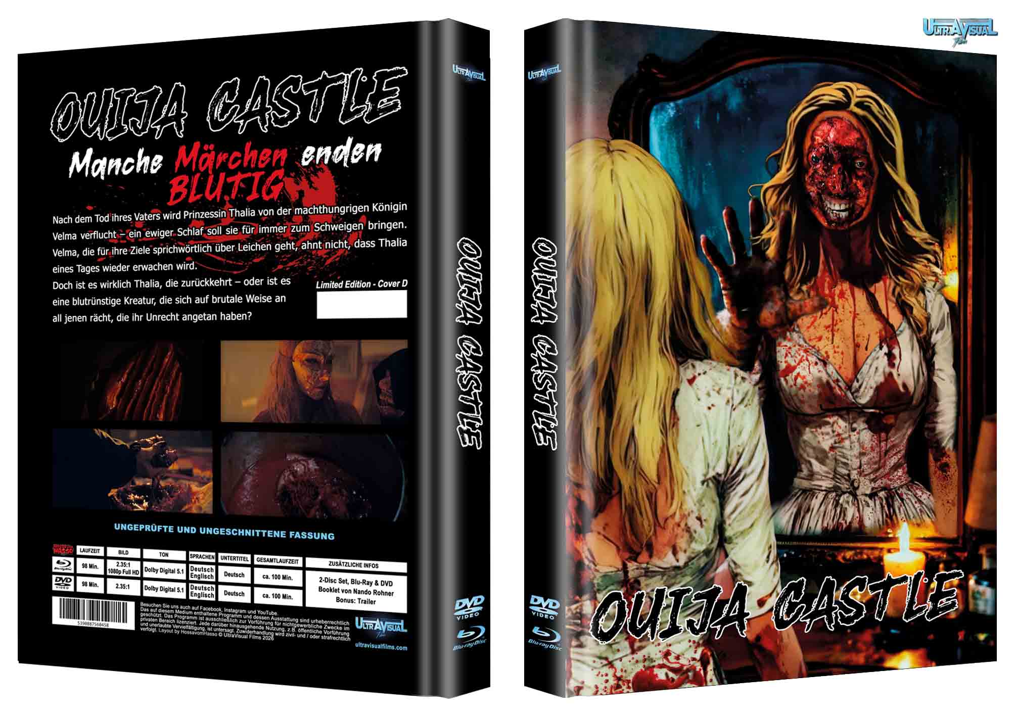 OUIJA CASTLE I Uncut - 2 Disc Mediabook - UltraVisual - Cover D - Lim. 100