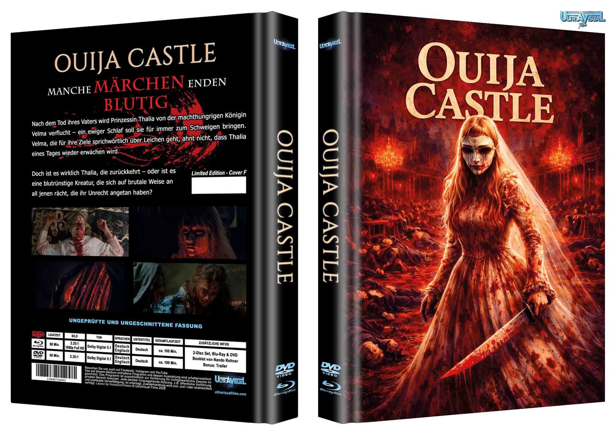 OUIJA CASTLE I Uncut - 2 Disc Mediabook - UltraVisual - Cover F - Lim. 100