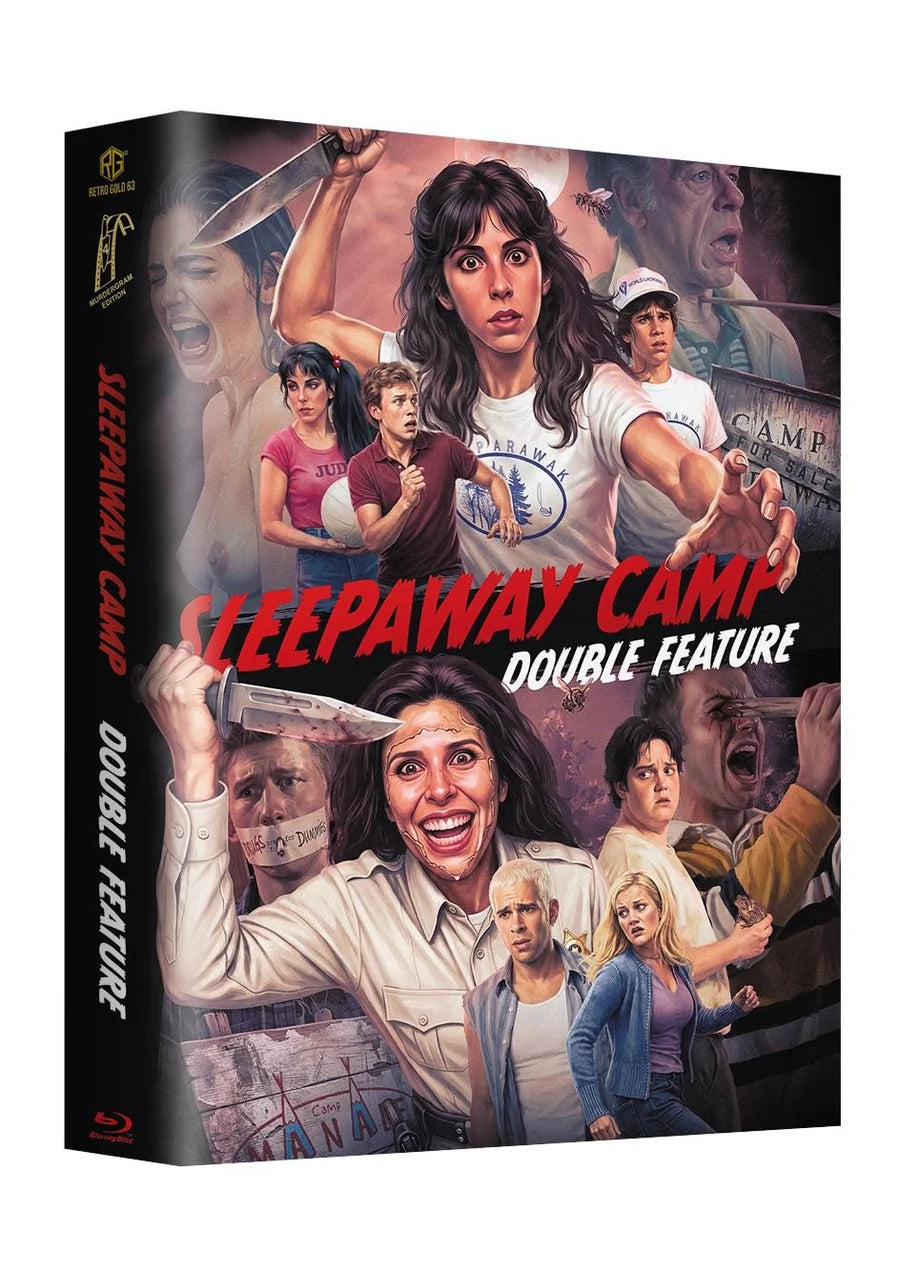 SLEEPAWAY CAMP I Double Feature - MURDERGRAM EDITION #4 Mega Mediabook - Cover B - Lim. 222