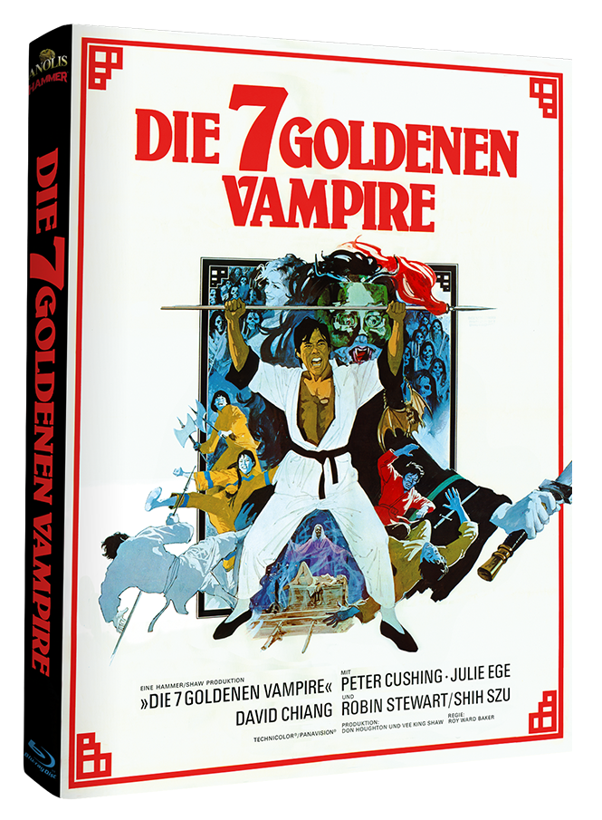 Die 7 goldenen Vampire I Hammer Edition Nr. 45 - Limitiertes Mediabook- Cover A