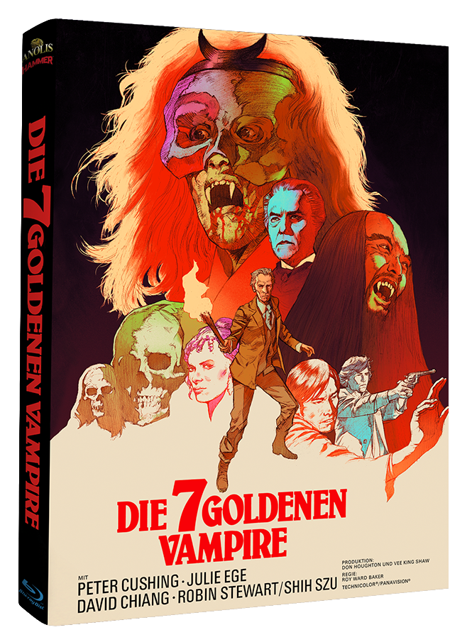 Die 7 goldenen Vampire I Hammer Edition Nr. 45 - Limitiertes Mediabook- Cover D