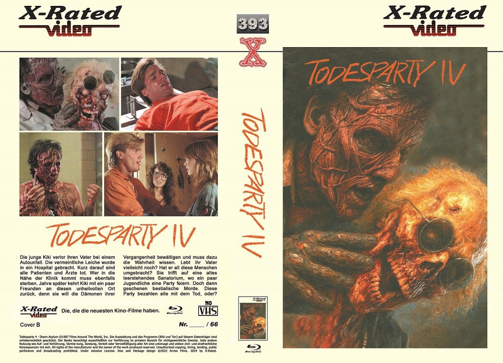 Todesparty 4 I gr. Hartbox - X-Rated - Cover B - Lim. 66