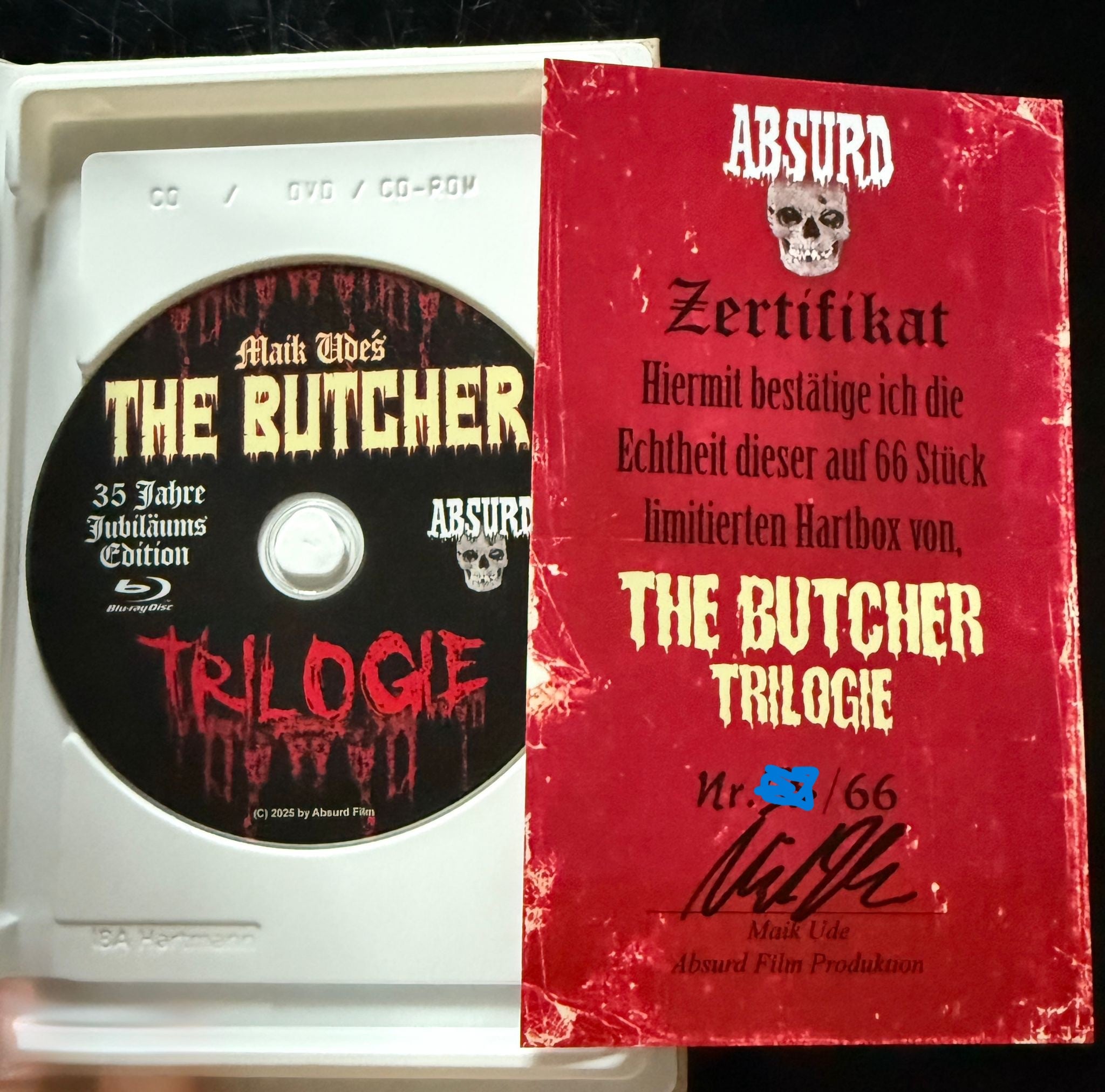 The Butcher Trilogy I gr. Hartbox - Absurd - Lim- 66