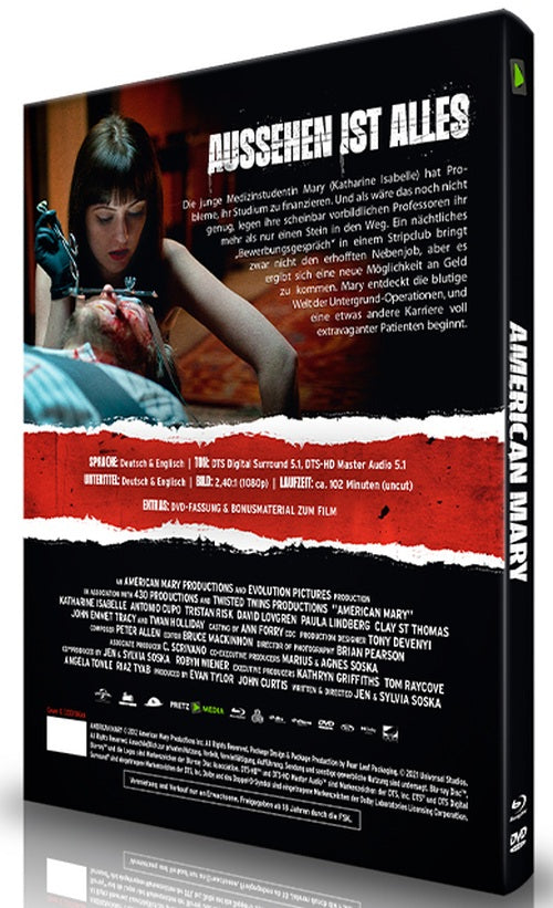 American Mary I 2-Disc Mediabook (Cover C) - limitert auf 333 Stk.