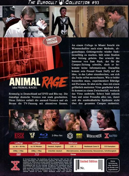 Animal Rage I Uncut - Mediabook - X- Rated - Cover B
