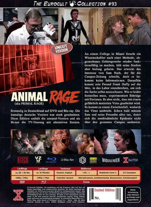 Animal Rage I Uncut - Mediabook - X- Rated - Cover C