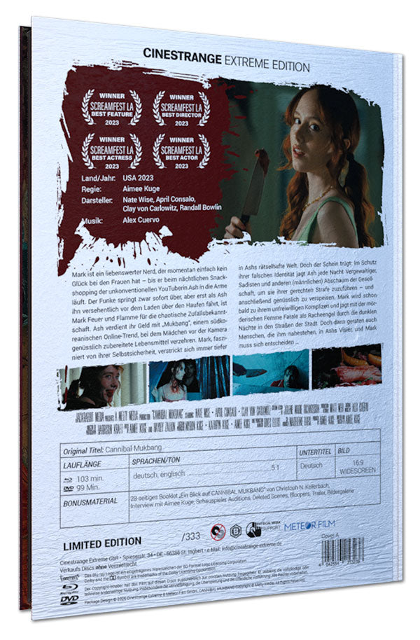 CANNIBAL MUKBANG  I 2-Disc Mediabook Cover B limitiert auf 333 Stk