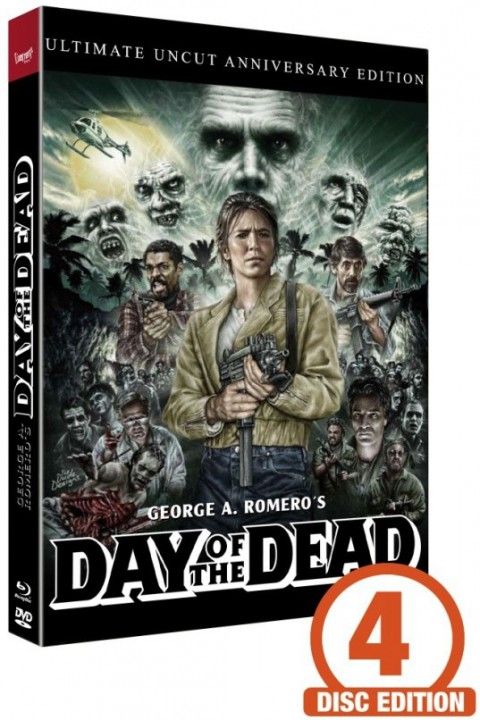 Zombie 2 - Day of the Dead I 4 Disc Uncut Mediabook Edition - Cover B - Lim. 666