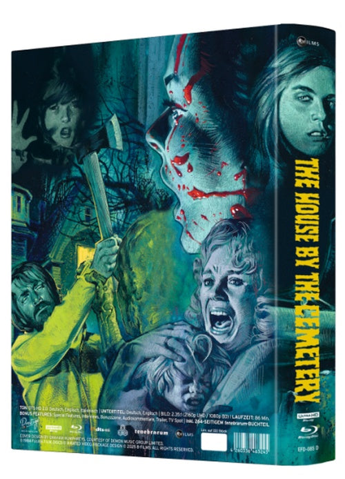 Das Haus an der Friedhofmauer I 2-Disc Limited Mediabook Edition (Cover D) - limitiert auf 222 Stk.