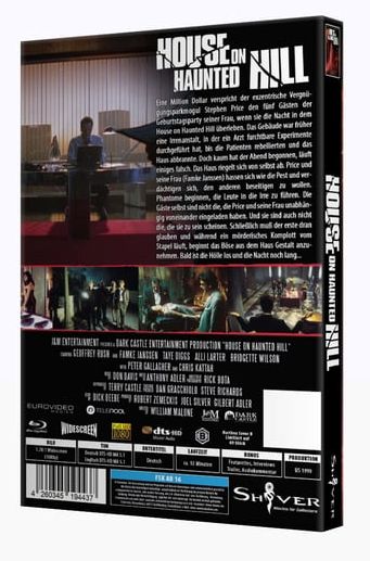 House on haunted Hill I gr. Hartbox - Cover B - limitiert auf je 69 Stück - Shivers