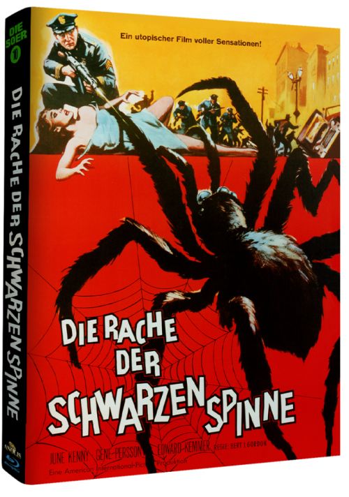 Die Rache der schwarzen Spinne I Mediabook - Anolis - Cover A