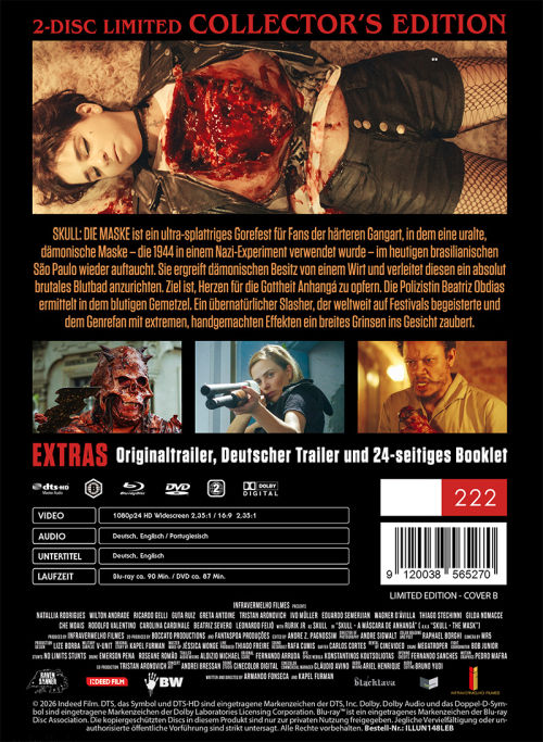 Skull - Die Maske I 2-Disc Limited Edition Mediabook (Cover B) - limitiert auf 222 Stück - Uncut
