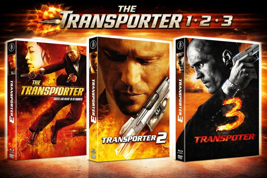 Transporter 1-3 I Uncut Mediabook Edition Bundle - Cover B - Lim. 222